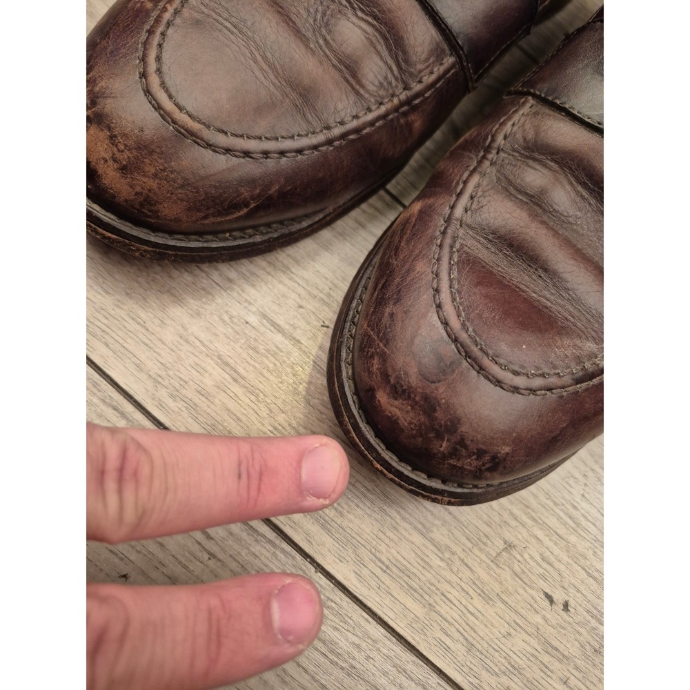 Alden New England Mens Brown Leather Penny Loafers Dress Shoes 9694 Sz 11.5 B/D - Picture 7 of 16
